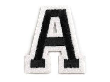 Črke za likanje - "A" črna (10 kosov)