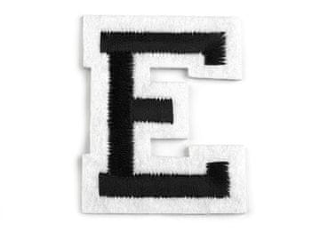 Črke za likanje - "E" črna (10 kosov)