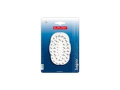 ELIPLAST Dozator za milo ovalen 10x7cm s priseski iz plastike, BELI