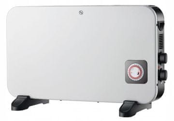 shumee Električni panelni konvektorski grelec 2000W bele barve