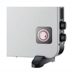 shumee Električni panelni konvektorski grelec 2000W bele barve