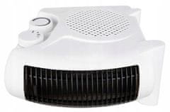 shumee Električni grelec z ventilatorjem 2000 W bele barve