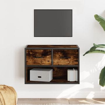 Vidaxl vidaXL TV stojalo dimljeno hrastovo 60x31x39,5 cm