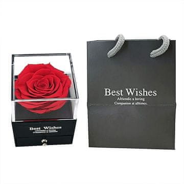 Luniks Vrtnica v darilni škatli z predalom za nakit