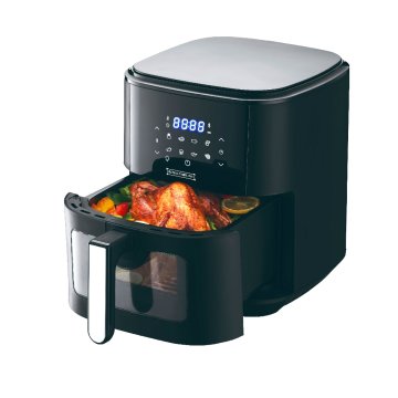 Northix Zračni sušilnik 6,5 l z digitalnim zaslonom in okencem - 1500 W