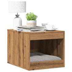 Vidaxl Omara za mačje stranišče artisian hrast 47x59x42 cm inž. les