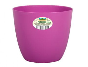 Pokrov za cvetlični lonec PATRICIE plastičen d15x13cm, vijolične barve