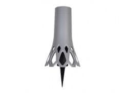 Plastia ROSETA pokopališka vaza z bodico d9x30cm