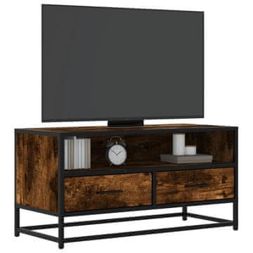 Vidaxl vidaXL TV stojalo dimljeno hrastovo 80x34,5x40 cm