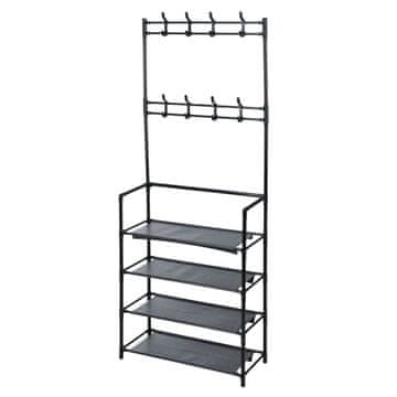 Vidaxl Storage Solutions Regal za oblačila s 4 policami 60x26x155 cm