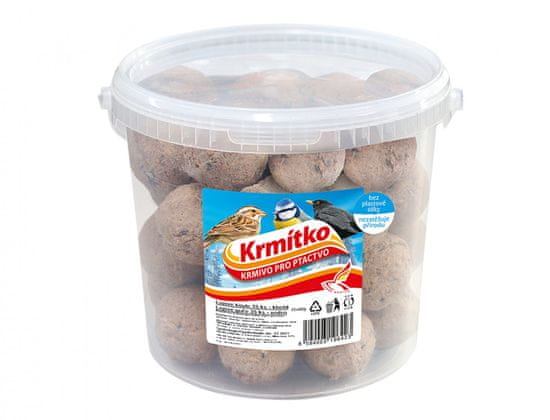 Luštne semenske kroglice 35 kosov vedro (35x90 g) brez mreže