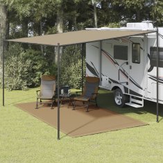 shumee vidaXL Preproga za šotor 250x450 cm taupe