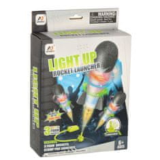 WOWO Foam Rocket Power Launcher Rocket LED x3