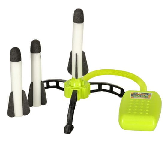 WOWO Foam Rocket Power Launcher Rocket LED x3
