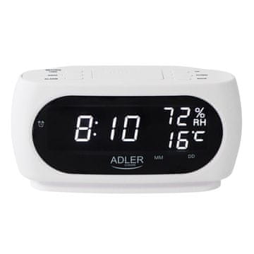 WOWO Digitalna budilka z higrometrom Adler AD 1186W