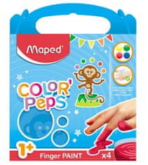 WOWO Prstne barve za otroke Colorpops 4 barve Maped