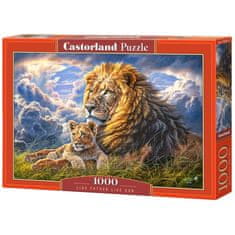 WOWO Puzzle 1000 kosov Kakršen oče, tak sin 68 x 47 cm CASTORLAND