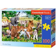 WOWO Puzzle 100 kosov Na kmetiji 6+ CASTORLAND