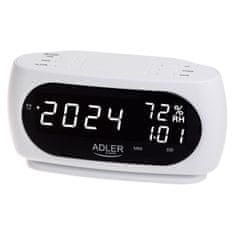 WOWO Digitalna budilka z higrometrom Adler AD 1186W