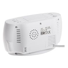 WOWO Digitalna budilka z higrometrom Adler AD 1186W