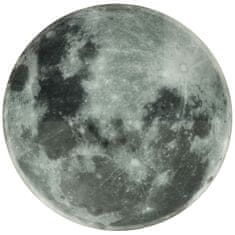 WOWO Stenska ura Planet Moon z LED zaslonom 32 cm siva