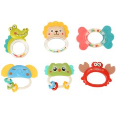 WOWO Senzorična igrača grizalo za dojenčke 6 kos. Bibi-gostilna