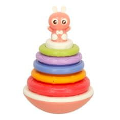 WOWO Senzorna igrača Bubble roll Bibi-inn roza