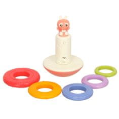 WOWO Senzorna igrača Bubble roll Bibi-inn roza