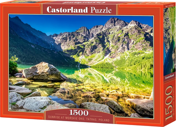 Castorland Puzzle Sončni vzhod ob jezeru Morskie Oko 1500 kosov