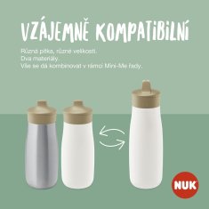 Steklenička NUK Mini-Me Sip - zelena 300 ml, 9m+