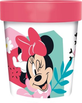 Stor PLASTIČNA SKODELICA MINNIE Z DNOM PROTI BLEŠČANJU 260 ML