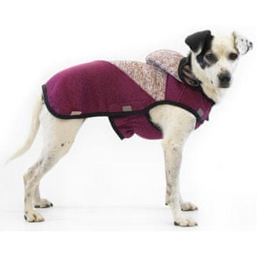 Obleka za pulover Frankie burgundska 55cm