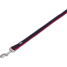 Nobby Najlonski mrežni povodec Preno 120cm x 20-25mm rdeč