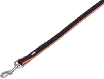 Nobby Najlonski mrežni povodec Preno 120cm x 20-25mm oranžna
