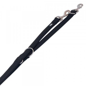 Nobby Najlonski mrežni povodec Preno 200cm x 20-25mm črn