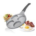 Banquet Ponev za palačinke 26 cm, 4 palačinke, nelepljiva površina GRANITE Grey