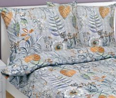 Bombažna posteljnina - 140x200, 70x90 cm - Leaves
