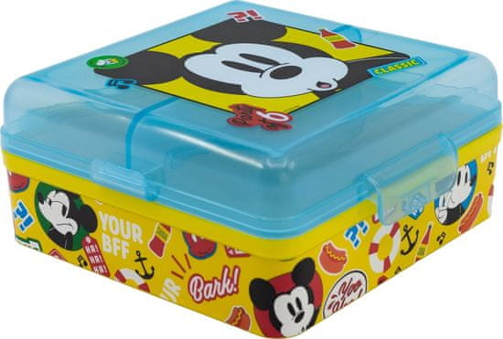 Stor Square Multi Snack Box Mickey Mouse