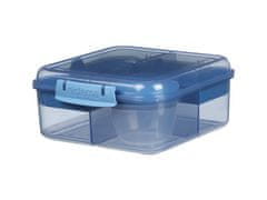 Sistema Sistema Ocean Bound Bento Cube trikomorna škatla s posodico za jogurt in 2 pladnjema 1,25 l, mešanica barv