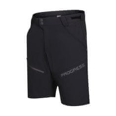 Progress Moške kratke hlače GENIUS BIKE SHORTS black - XL