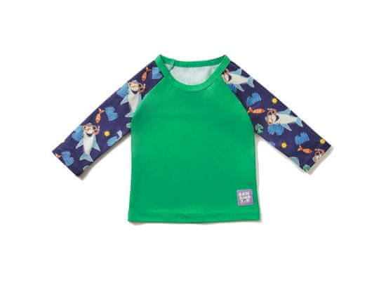 BAMBINO MIO Otroška vodna majica z rokavi, UPF 40+, Ocean, 0-6 m