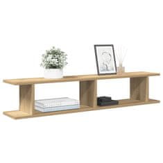 shumee vidaXL Stenske police 2 kosa artisan hrast 105x18x20 cm inž. les