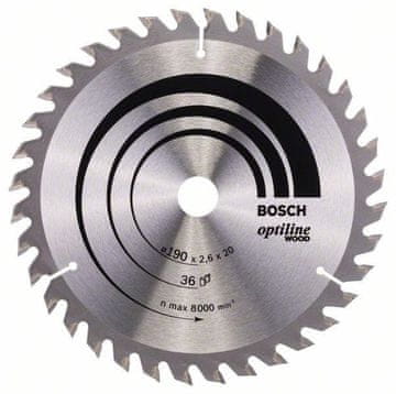 shumee Cirkelsåg-H Optiline trä 190*2,6*20/16 Z36 - B 2608640613