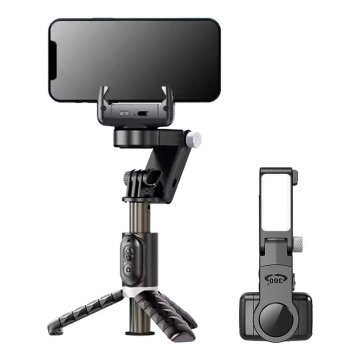MojPlanet Gimbal/stojalo z lučjo APEXEL Q18 (črno)