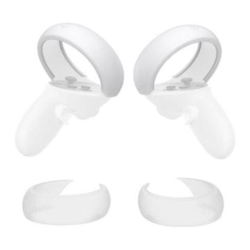 MojPlanet Zaščitni ovitek kontrolerja Kiwi Design Q26-2.1 za Meta Quest 2 White