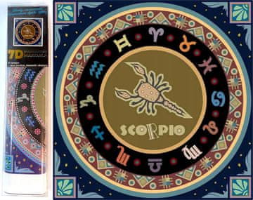 Norimpex Diamantna slika 7D Zodiakalni znak: Škorpijon 30x30cm