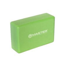 Master Sport Blok za jogo Yoga Block 23 x 15 x 7,5 cm, zelen