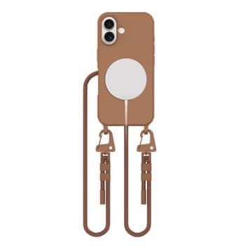 Tech-protect TECH-PROTECT MAGNESSKE OGRLICA MAGSAFE ZA IPHONE 16 ČOKOLADNO RJAVA