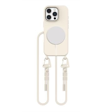 1 to 3 TECH-PROTECT MAGNECKLACE MAGSAFE IPHONE 16 PRO MAX COSMIC LATTE