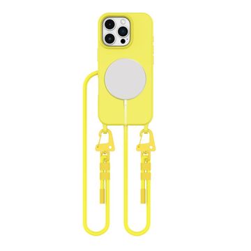 Tech-protect TECH-PROTECT MAGNESSKEJSKA OGRLICA MAGSAFE ZA IPHONE 16 PRO MAX KANARSKO RUMENA